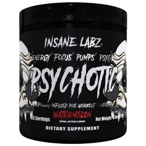 Insane Labz Psychotic BLACK – Mid Stim Pre Workout – 35 Servings