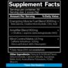 the curse pre workout nutrition facts