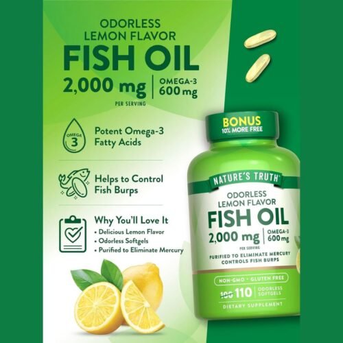 Nature's Truth Fish Oil Capsule in Bd