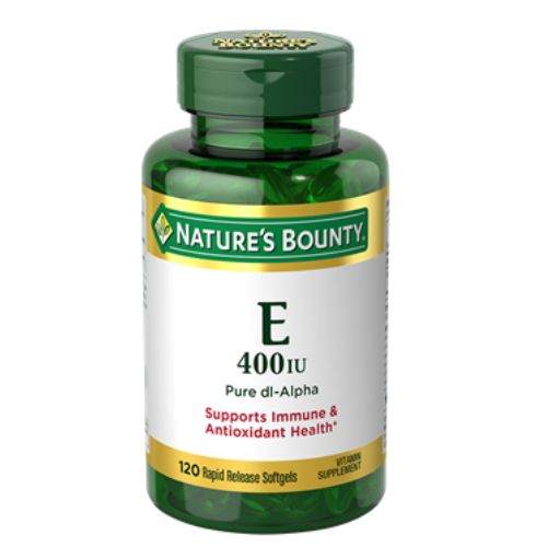 Nature’s Bounty Vitamin E 400 IU (120 Capsules)