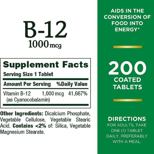 Nature's Bounty, Vitamin B12 Tablet