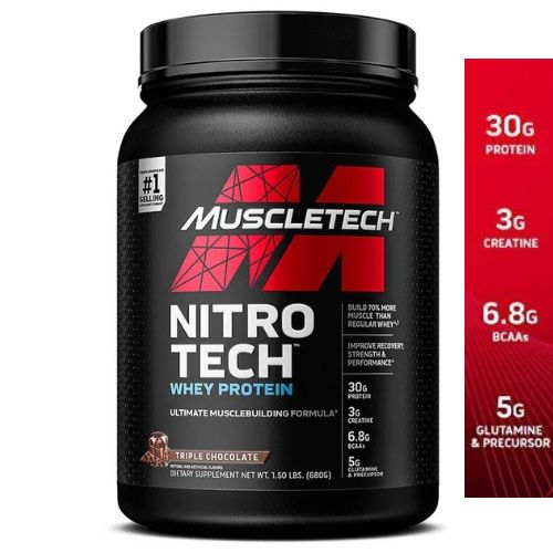 Muscletech, Nitro Tech Protein Shake (1.5Lbs)