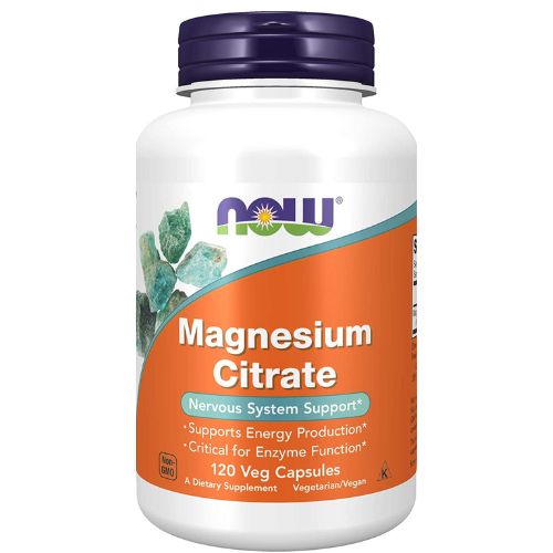 NOW Foods, Magnesium Citrate (120 Veg Capsules)