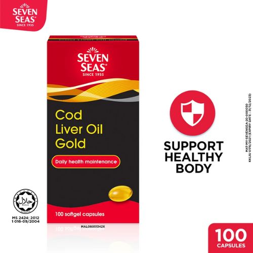 Seven Seas Cod Liver Oil Gold (100 Capsules)