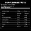 Whey Supreme Whey Protein supplement facts