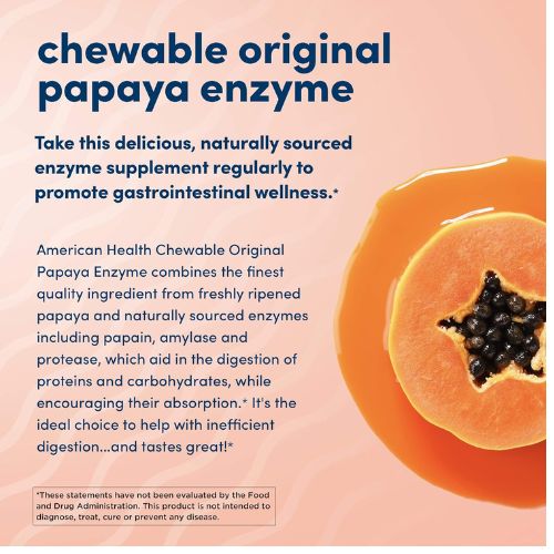 American Health Original Papaya Digestive Enzyme
