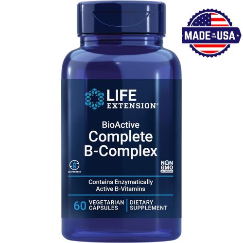 Life Extension Bioactive Complete B-complex (60 Capsules)