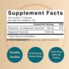 Naturebell Magnesium Glycinate 1000mg Supplement Facts