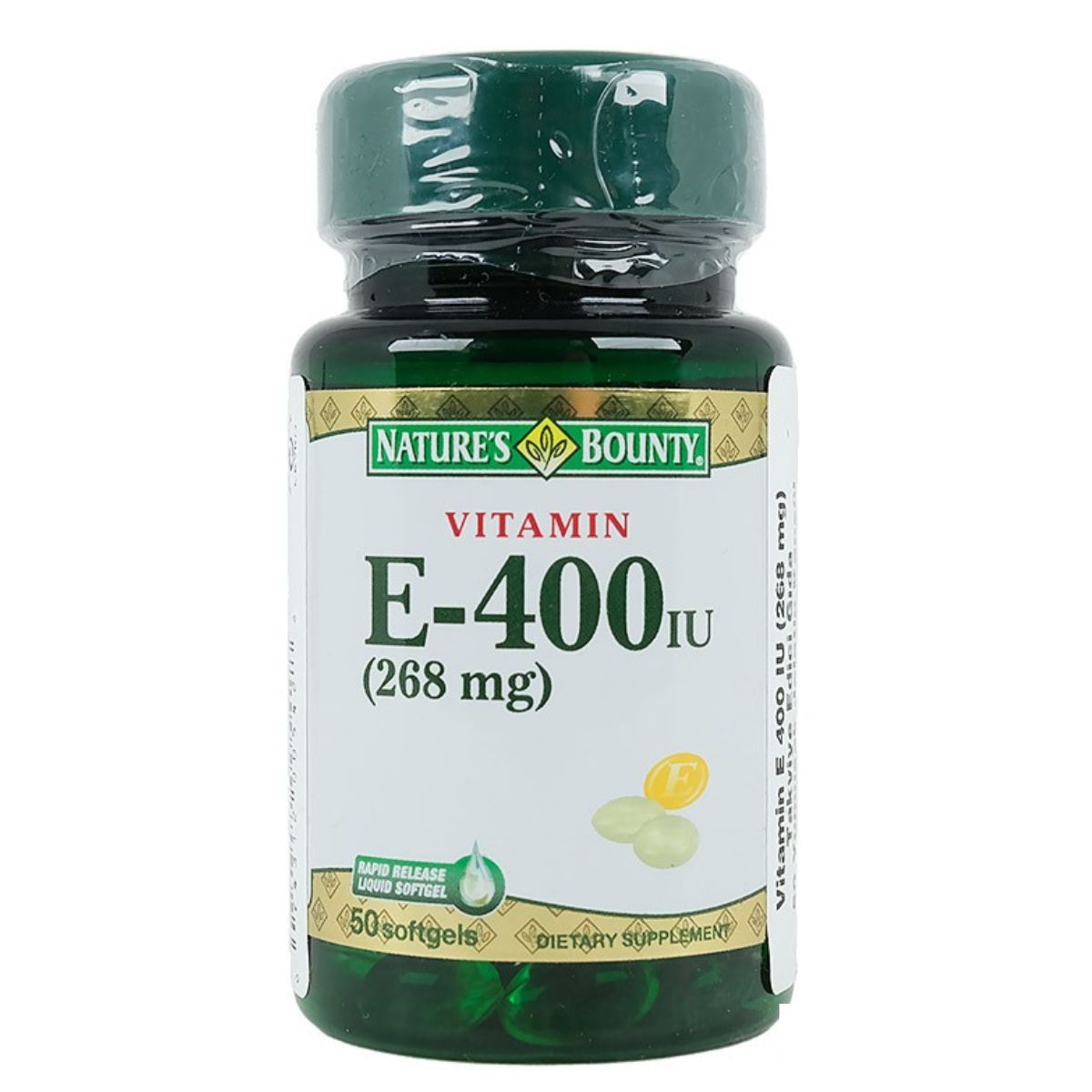 Nature’s Bounty Vitamin E 400 IU (50 Softgel) in Bangladesh
