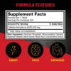 Mutant Caffeine Tablets Supplements Facts