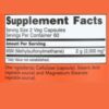 NOW Foods MSM 1000 mg supplement facts