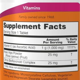 NOW Foods Vitamin C 1000 mg Tablets