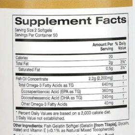 California Gold Nutrition Omega-3 Fish oil