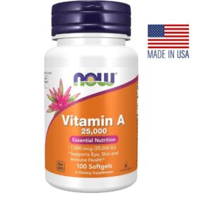 NOW Foods Vitamin A 25000 IU Price in Bangladesh