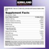 Kirkland Super B-Complex Tablet supplement facts