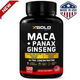 X Gold Health Maca Panax Ginseng Capsules price in Bangladesh