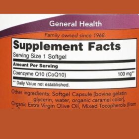 Now Foods CoQ10 100 mg