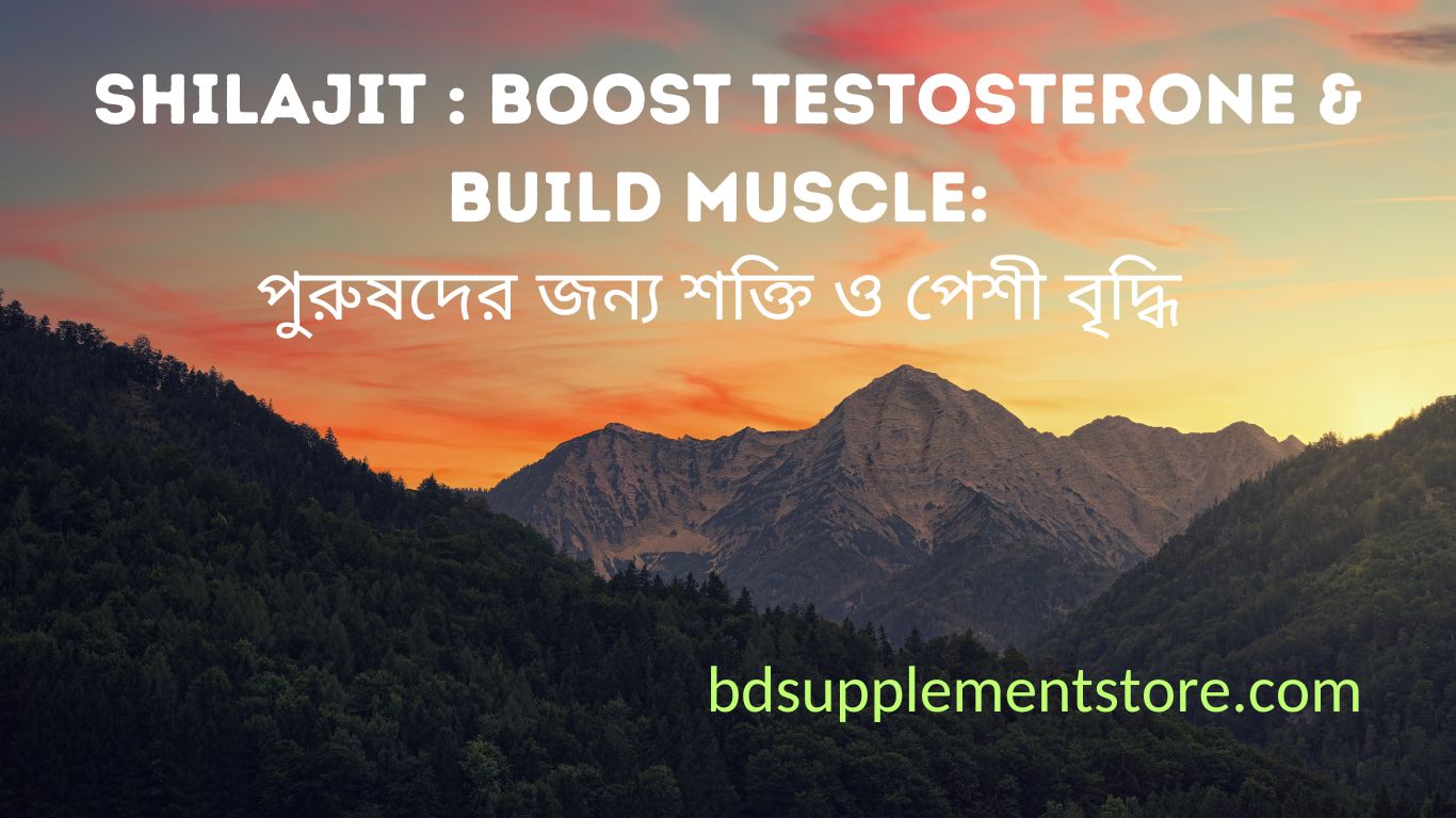 Shilajit Boost Testosterone & Build Muscle