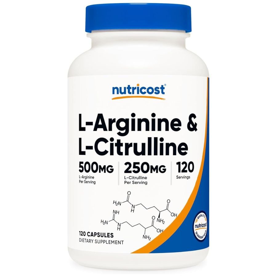 Nutricost L-Arginine L-Citrulline Complex 750mg (120 Capsules) Price in Bd