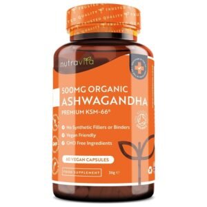 Nutravita 500mg Premium KSM-66 Ashwagandha(60 Capsules) Price in Bd