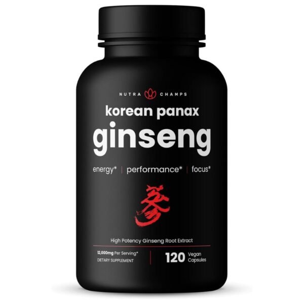 NutraChamps Korean Red Panax Ginseng(120 Capsules) Price in Bd NutraChamps Korean Red Panax Ginseng(120 Capsules) Price in Bd