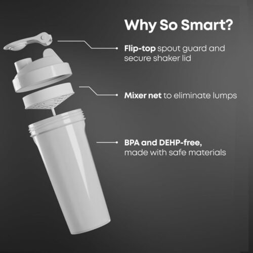 SmartShake Lite Justice League Superman Protein Shaker Bottle