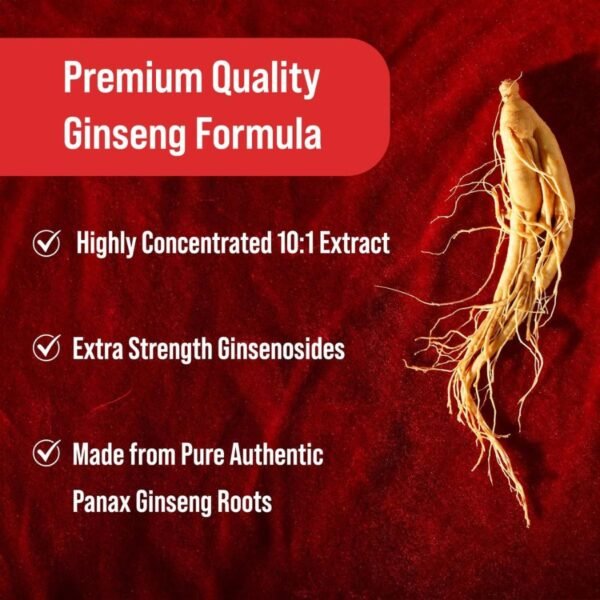 NutraChamps Korean Red Panax Ginseng(120 Capsules) Price in Dhaka NutraChamps Korean Red Panax Ginseng(120 Capsules) Price in Dhaka